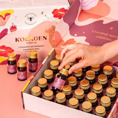 Manufaktura Rodziny Sadowskich Kolagen 10 000 mg met honing en vitaminen, 30 x 30 ml