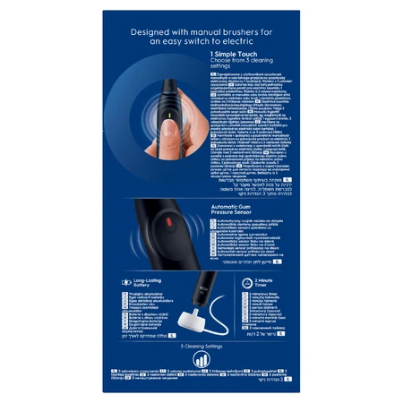 Oral-B iO 2, magnetische tandenborstel, zwart + etui