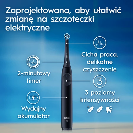 Oral-B iO 2, magnetische tandenborstel, zwart + etui