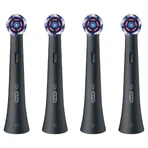 Oral-B iO Radiant White, Ersatzaufsätze für magnetische Zahnbürste, schwarz, 4 Stück