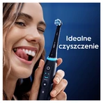 Oral-B iO Radiant White, Ersatzaufsätze für magnetische Zahnbürste, schwarz, 4 Stück