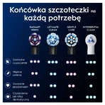 Oral-B iO Radiant White, Ersatzaufsätze für magnetische Zahnbürste, schwarz, 4 Stück