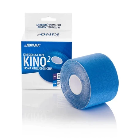 Novama Kino2, kinesiology tape, dark blue, 5 cm x 5 m