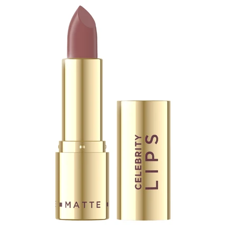 Eveline Cosmetics Celebrity Lips Matte, rouge à lèvres crémeux et mat, 516 Sienna 4.1 g