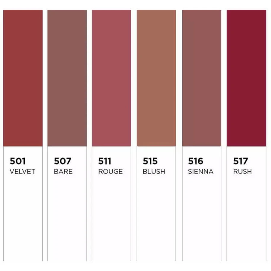 Eveline Cosmetics Celebrity Lips Matte, rouge à lèvres crémeux et mat, 516 Sienna 4.1 g