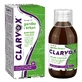Clarvox Jarabe para garganta y laringe para adultos y niños a partir de 3 años, liquen + rosa mosqueta, sabor fresa, 200 ml