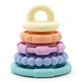Jellystone Designs, sucette en silicone, petite tour, pastel, à partir de 3 mois, 1 pièce