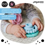 Jellystone Designs, mordedor de silicona, torre pequeña, pastel, a partir de 3 meses, 1 unidad