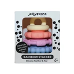 Jellystone Designs, mordedor de silicona, torre pequeña, pastel, a partir de 3 meses, 1 unidad
