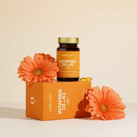 Natu.Care Vitamina D3 4000 UI + K2 MK-7, 60 capsule