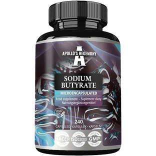 Apollo's Hegemony natriumbutyraat, natriumbutyraat, 240 capsules