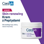 CeraVe Skin Renewing, crema facial con péptidos, 48 g