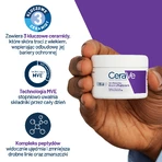 CeraVe Skin Renewing, crema facial con péptidos, 48 g