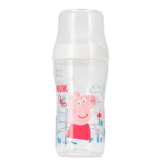 NUK Perfect Match, antikoliekfles met siliconenspeen, maat M, Peppa Pig, vanaf 3 maanden, 260 ml