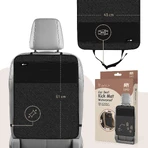 Sipo, protective mat for car seat against kicking, black, 1 piece