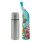 Roestvrijstalen thermosfles met thermosdeksel Flamenca, 500 ml, Laken