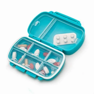 Vitammy Pilla Multi, medicijncassette met 8 vakken van verschillende grootte
