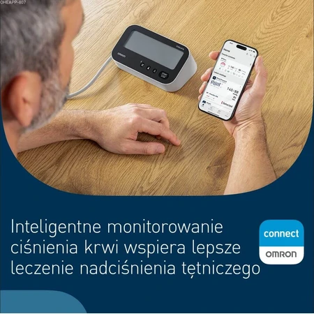 Omron M4 Connect Afib, automatic upper arm blood pressure monitor with bluetooth