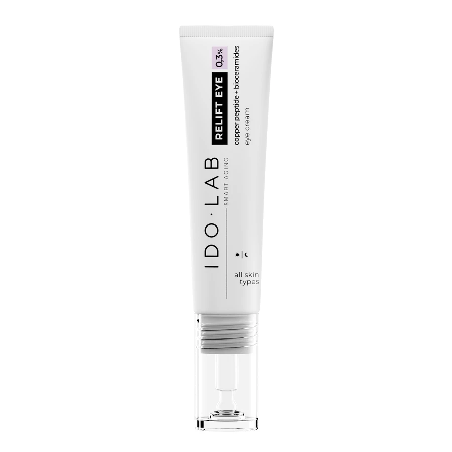 Idolab Relift Eye, revitalizing eye cream with copper peptide 0.3%, 15 ml