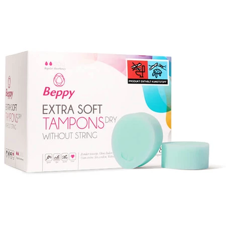 Seppy Tampons Dry, Schwammtampons ohne Schnüre, 8 Stück