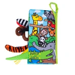 Dumel Jolly Baby, cuaderno sensorial, Colas de animales de la jungla, desde el nacimiento, 1 unidad