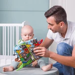 Dumel Jolly Baby, cuaderno sensorial, Colas de animales de la jungla, desde el nacimiento, 1 unidad