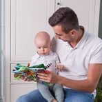 Dumel Jolly Baby, cuaderno sensorial, Colas de animales de la jungla, desde el nacimiento, 1 unidad