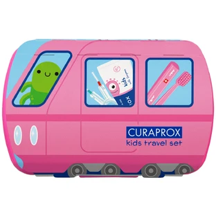 Curaprox Kids, set de voyage, rose
