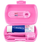 Curaprox Kids, set de voyage, rose
