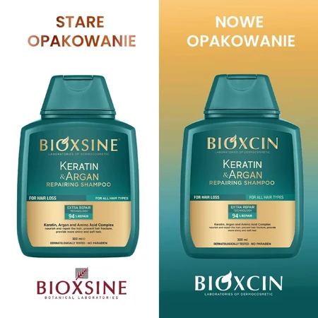 Bioxcin Keratin & Argan, regenerierendes Shampoo, 300 ml