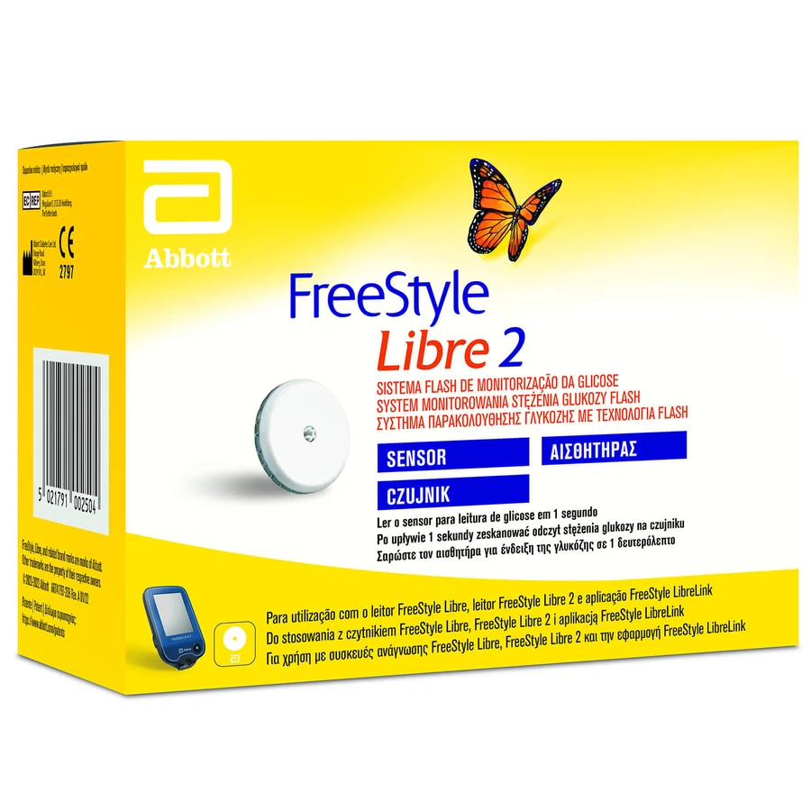 FreeStyle Libre 2, glucose monitoring system, sensor