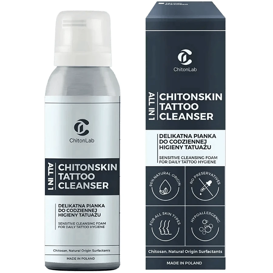ChitonLab, ChitonSkin Tattoo Cleanser, sanfter Schaum für die tägliche Tattoohygiene, 50 ml