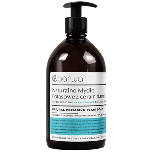 Barwa, savon naturel de potassium aux céramides, hydratant, 480 ml