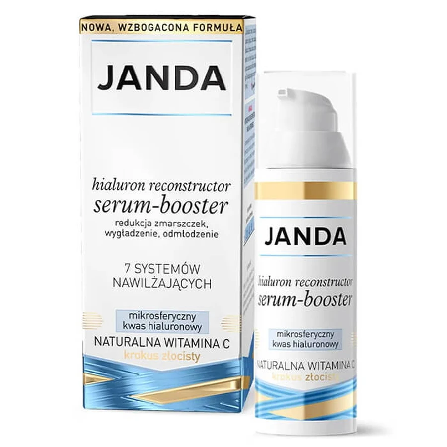 Janda Hialuron Reconstructor, Serum-Verstärker, goldener Krokus, 30 ml
