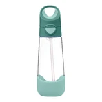 B.Box, water bottle with straw, tritan, children's bottle, Emerald Forest, from 3 years, 600 ml