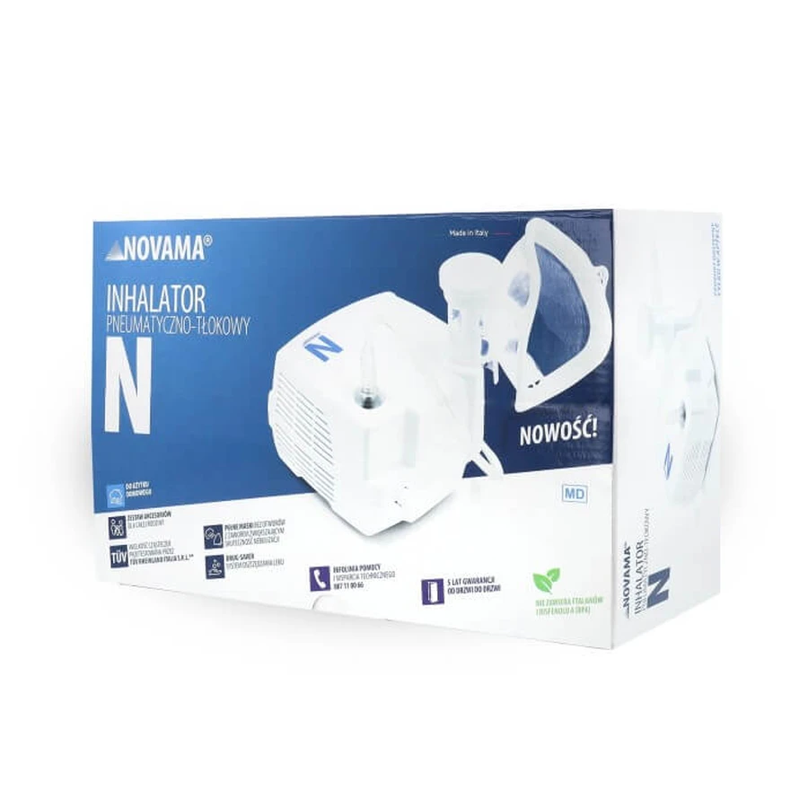 Novama N, pneumatic-piston inhaler