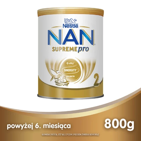 Set Nestlé NAN Supremepro 2 HMO, lait de suite pour nourrissons de plus de 6 mois, 2 x 800 g