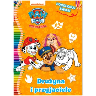 Psi Patrol Color the World Team and friends coloring book