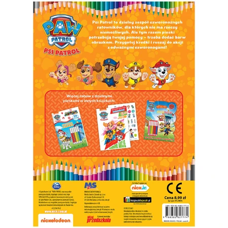 Psi Patrol Color the World Team and friends coloring book