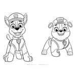 Psi Patrol Color the World Team and friends coloring book