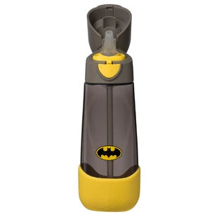 B.Box, Trinkflasche mit Strohhalm, Tritan, Kinder-Bidon, Batman, ab 3 Jahren, 600 ml