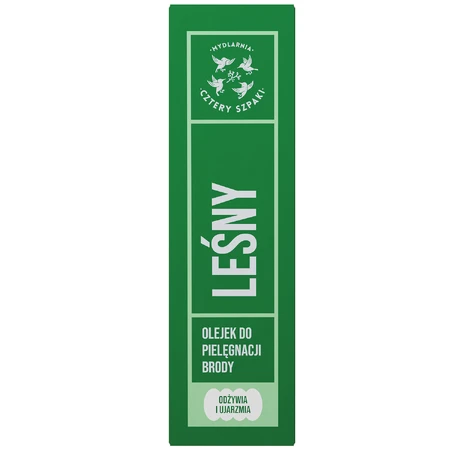 Cztery Szpaki, baardverzorgingsolie, bos, 30 ml
