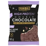 Frank&Oli High Protein, zacht eiwitkoekje, pure en witte chocolade, 50 g