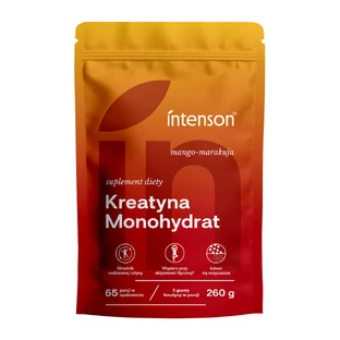 Intenson Creatine Monohydrate, mango-maracuja flavor, 260 g