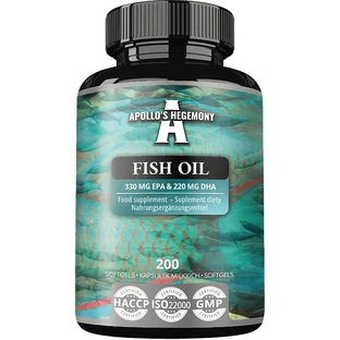 Apollo's Hegemony Fish Oil 1000 mg, 200 capsules