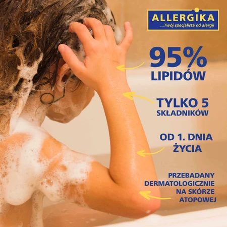 Allergica Dermifant, badolie voor kinderen, hydraterend, 500 ml