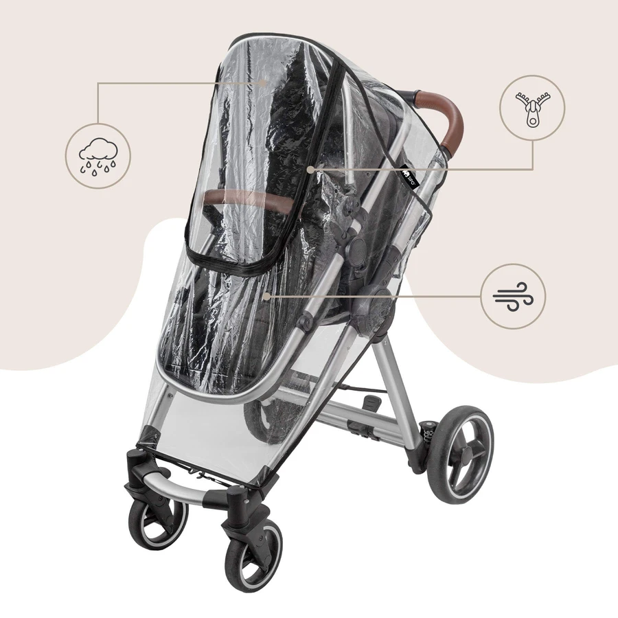 Sipo, rain cover for stroller, transparent, 1 piece