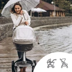 Sipo, rain cover for stroller, transparent, 1 piece