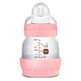 MAM Perfect Start Anti-Colic, anti-koliek flesje, met siliconen speen, Sealife, meisje, vanaf de geboorte, 130 ml