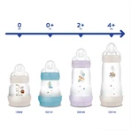 MAM Perfect Start Anti-Colic, biberon anti-colique, avec tétine en silicone, Sealife, fille, dès la naissance, 130 ml